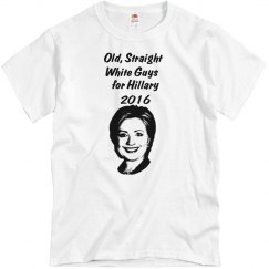 Old Straight Wht Guys 4 Hillary