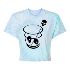 Women's Tie Dye Crop Top Tee