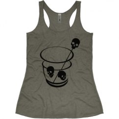Ladies Slim Fit Super Soft Racerback Triblend Tank