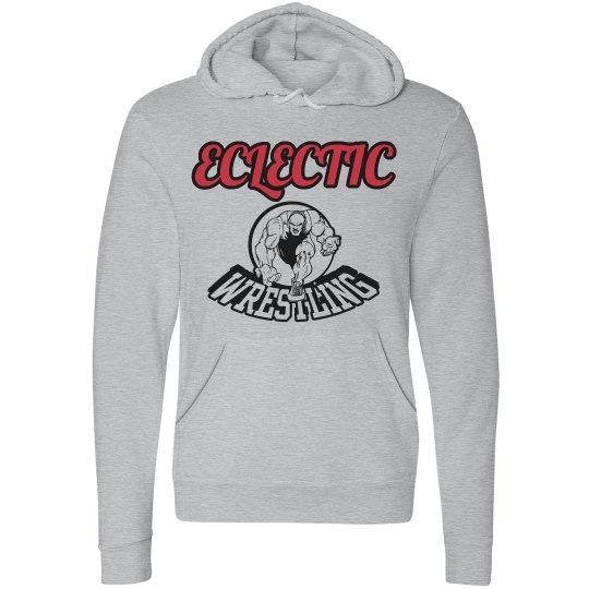 ECLECTIC WRESTLING FLEECE PULLOVER MIDWEIGHT HOODIE ECLECTIC WRESTLING FLEECE PULLOVER MIDWEIGHT HOODIE
