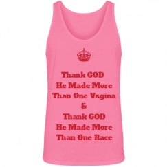 Unisex Jersey Neon Tank Top