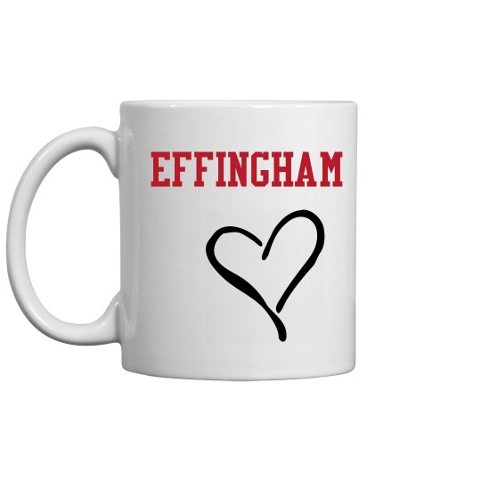Effingham Hearts Mug Effingham Hearts Mug