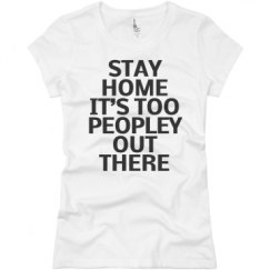 Ladies Slim Fit Basic Promo Jersey Tee