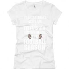 Ladies Slim Fit Basic Promo Jersey Tee