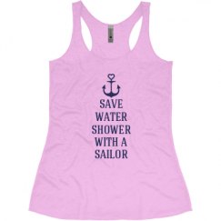 Ladies Slim Fit Super Soft Racerback Triblend Tank