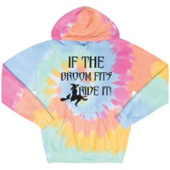 Unisex Tie-Dye Fleece Hoodie