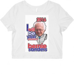 Ladies Slim Fit Crop Top Tee