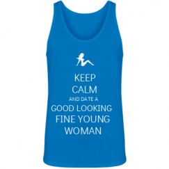 Unisex Jersey Neon Tank Top