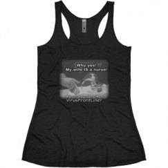 Ladies Slim Fit Super Soft Racerback Triblend Tank