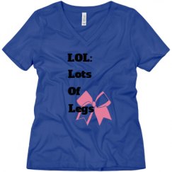 Ladies Relaxed Fit V-Neck Tee