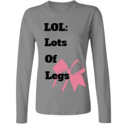 Ladies Relaxed Fit Basic Long Sleeve Tee