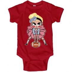 Tutu Football Girl Onsie