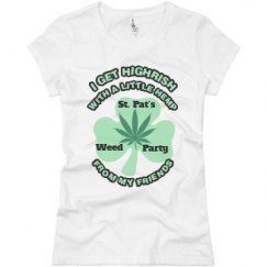 Ladies Slim Fit Basic Promo Jersey Tee