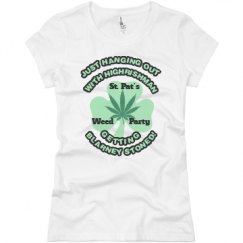 Ladies Slim Fit Basic Promo Jersey Tee