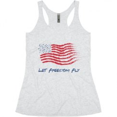 Ladies Slim Fit Super Soft Racerback Triblend Tank