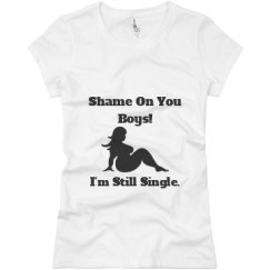 Ladies Slim Fit Basic Promo Jersey Tee