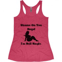 Ladies Slim Fit Super Soft Racerback Triblend Tank