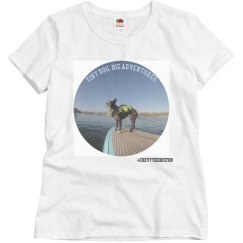 Tiny dog, big adventures tee