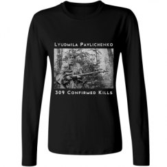 Ladies Relaxed Fit Basic Long Sleeve Tee