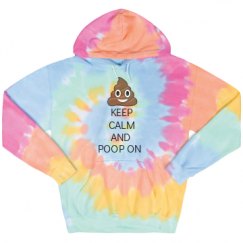 Unisex Tie-Dye Fleece Hoodie