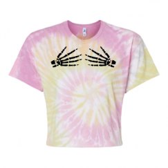 Women's Tie Dye Crop Top Tee