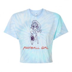 Women's Tie Dye Crop Top Tee