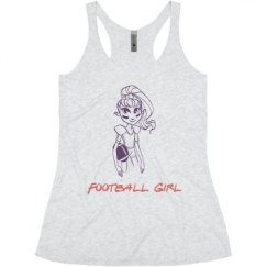 Ladies Slim Fit Super Soft Racerback Triblend Tank