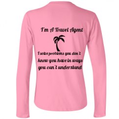 Ladies Relaxed Fit Basic Long Sleeve Tee