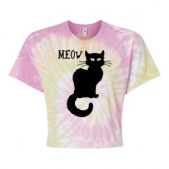 Women's Tie Dye Crop Top Tee