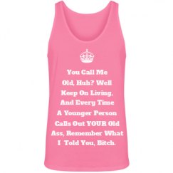 Unisex Jersey Neon Tank Top