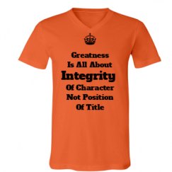 Unisex V-Neck Jersey Tee