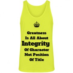 Unisex Jersey Neon Tank Top