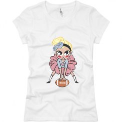 Ladies Slim Fit Basic Promo Jersey Tee