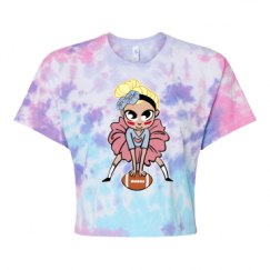 Women's Tie Dye Crop Top Tee