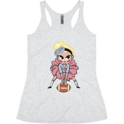 Ladies Slim Fit Super Soft Racerback Triblend Tank