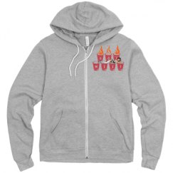 Unisex Fleece Full Zip Midweight Hoodie