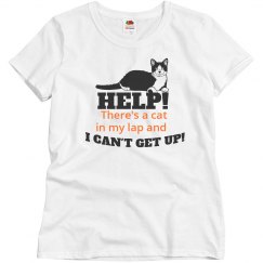 Cat In Lap Can't Get Up!