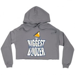 Ladies Relaxed Fit Cropped Fleece Hoodie