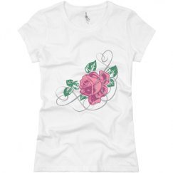 Ladies Slim Fit Basic Promo Jersey Tee