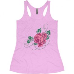 Ladies Slim Fit Super Soft Racerback Triblend Tank