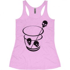 Ladies Slim Fit Super Soft Racerback Triblend Tank
