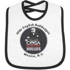 Infant Contrast Trim Bib