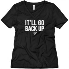 Ladies Relaxed Fit V-Neck Tee