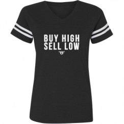 Ladies Relaxed Fit Vintage Sports Tee