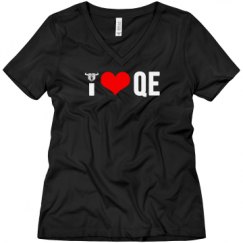 Ladies Relaxed Fit V-Neck Tee