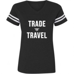 Ladies Relaxed Fit Vintage Sports Tee