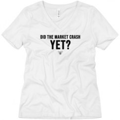 Ladies Relaxed Fit V-Neck Tee