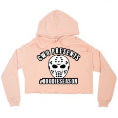 Ladies Relaxed Fit Cropped Fleece Hoodie