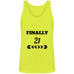 Unisex Jersey Neon Tank Top