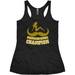 Ladies Slim Fit Super Soft Racerback Triblend Tank